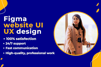 create figma mockup, figma ui ux design, website mockup, redesign landing page