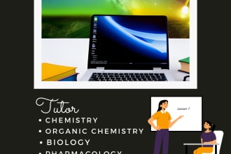 tutor you chemistry, biology and organic chemistry