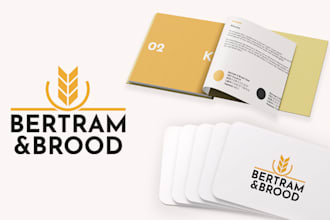 Top 10!  design logo and brand style guide