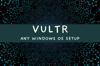 install windows 10 pro on vultr vps server instances