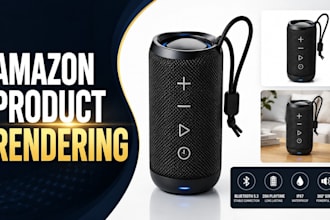 create amazon product renders and lifestyle images