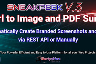 create your URL to image and PDF suite with API
