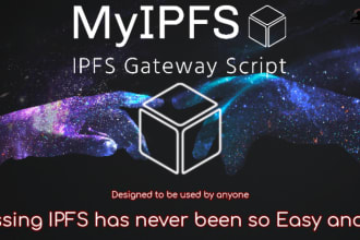 install and setup myipfs, ipfs gateway script