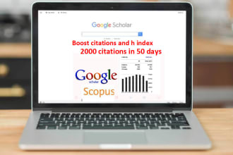 increase citations on google scholar, researchgate, and scopus profiles