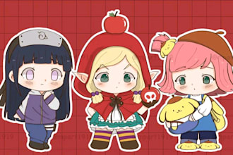 draw cute chibi in 1 day