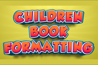 create book layout design, formatting, and typesetting