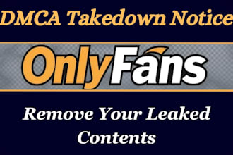 remove leaked onlyfans content under dmca