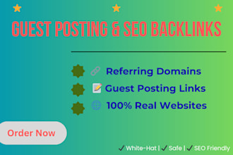 build high quality referring domains with guest posts