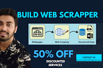 do web scraping, web crawler, automation, bot for you