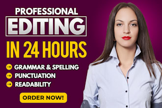 proofread and grammar check 1,000 words in 24 hours