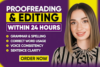 proofread and grammar check 1,000 words in 12 hours