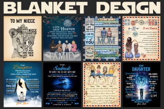 do awesome hooded, quilt, pillow, fleece, and blanket designs for pod business