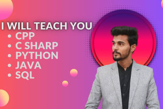 teach you cpp , csharp , python , c , java and sql