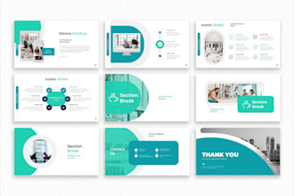 design and redesign professional presentations on powerpoint or canva