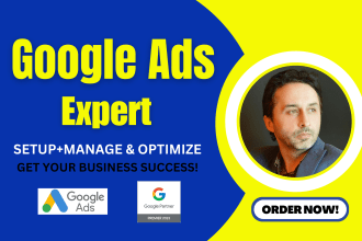 setup google ads PPC, search ads, display ads campaign