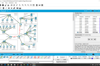 help with gns3, ensp, packet tracer lab