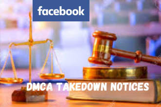 report takedown,pirated,illegall,leaked,defaming content of facebook under dmca