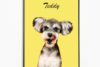 turn your pets into digital painting