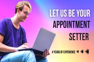 be your linkedin b2b leads manager and appointment setter