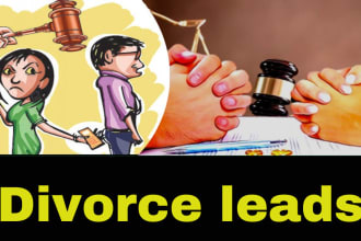 give fresh divorce leadspre probate probate leads total for USA