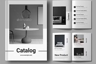 create e catalog, product listing, user manual