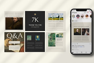 create social media posts and stories