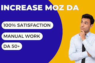 increase moz da, increase moz domain authority 50 plus