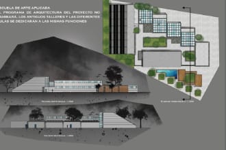 render your architectural and landscape plan