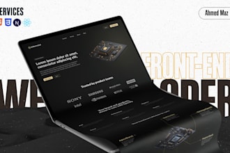 develop your website front end