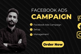 be your meta ads specialist and setup your facebook and instagram ad campaign