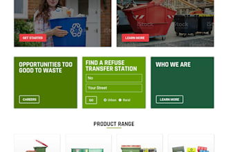 build a junk removal website