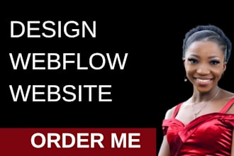 build webflow website, webflow landing page, redesign webflow