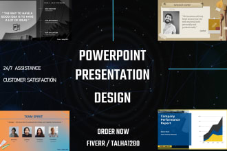 design creative powerpoint presentation for you