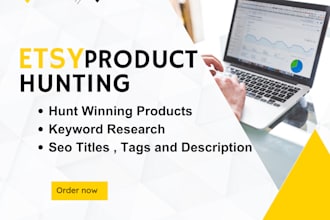 find bestselling products etsy promotion and do easy SEO