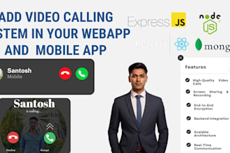 add video and audio calling function and make your website professional