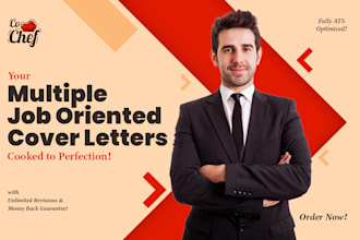 write ats optimized cover letter for you