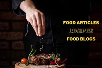 write compelling recipes for your cookbooks and food blogs