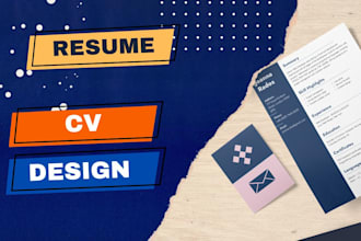 write modern resume, CV and cover letter