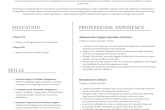 write and edit a professional CV, resume, and cover letter