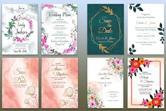 design event invitations, wedding, birthday and greeting cards