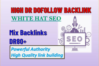 increase rank ahrefs DR using high authority dofollow white hat seo backlinks