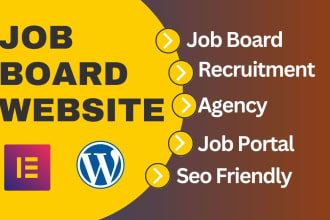 create a job board, job posting, job portal recruitment agency