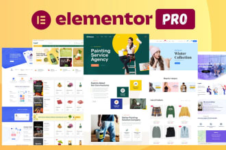 design, redesign, or revamp a responsive wordpress website with elementor pro