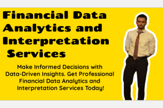 prepare financial statements and analyze it for u