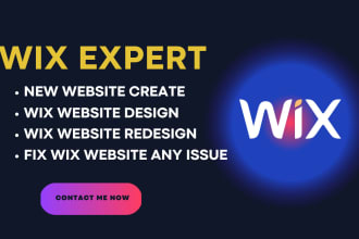 wix website design and redesign wix website edit and fix wix website revamp wix