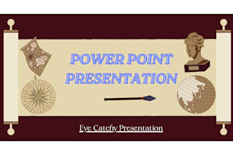 design professional and eye catchy power point presentation