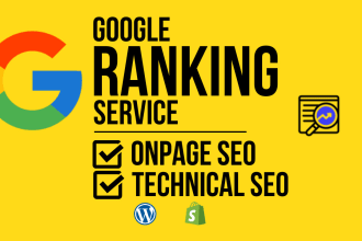 do wordpress onpage seo optimization for your website
