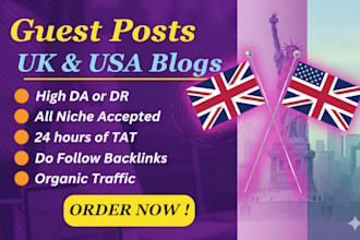 publish high da guest posts on UK and USA blogs