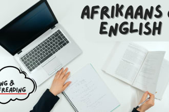 proofread your afrikaans or english documents