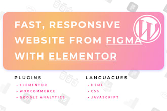 recreate design from figma to wordpress